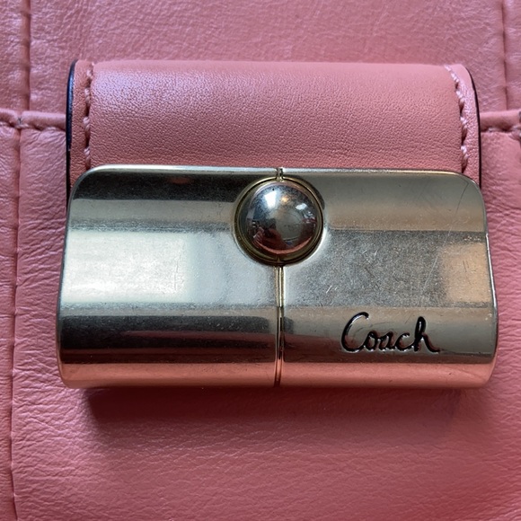 COACH Kristin Leather Top Handle Pouch - Picture 5 of 10